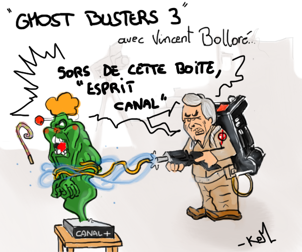 BollorÃ© sape l'esprit Canal+