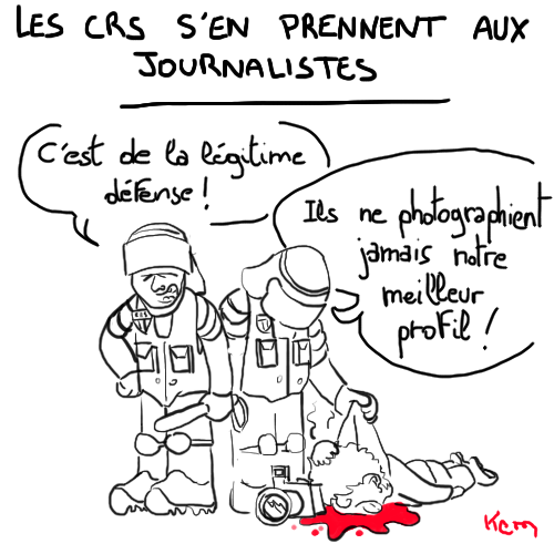 Les CRS justifient leur violence