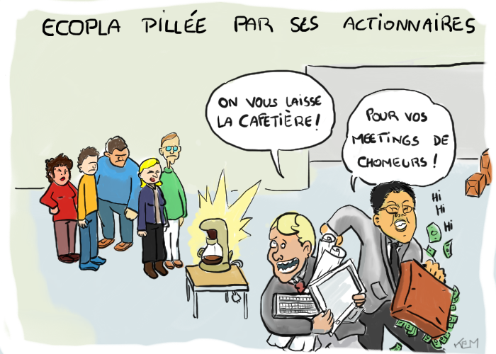 Ecopla pillée par ses actionnaires