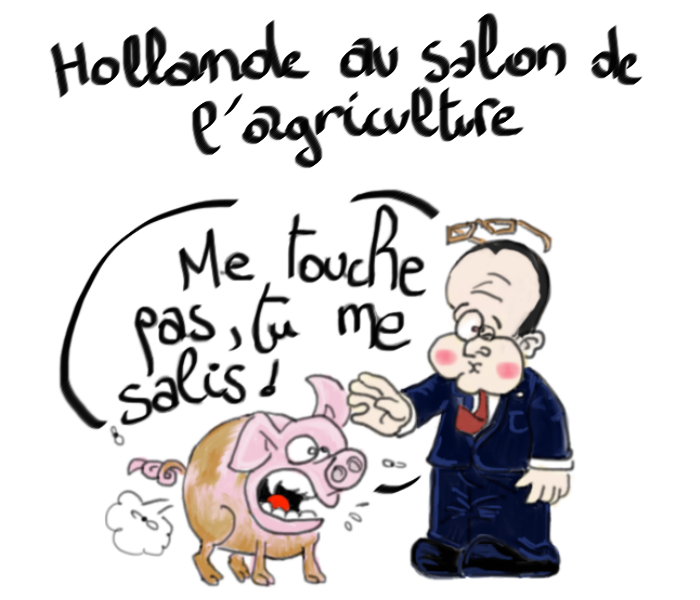 Hollande au salon de l'agriculture