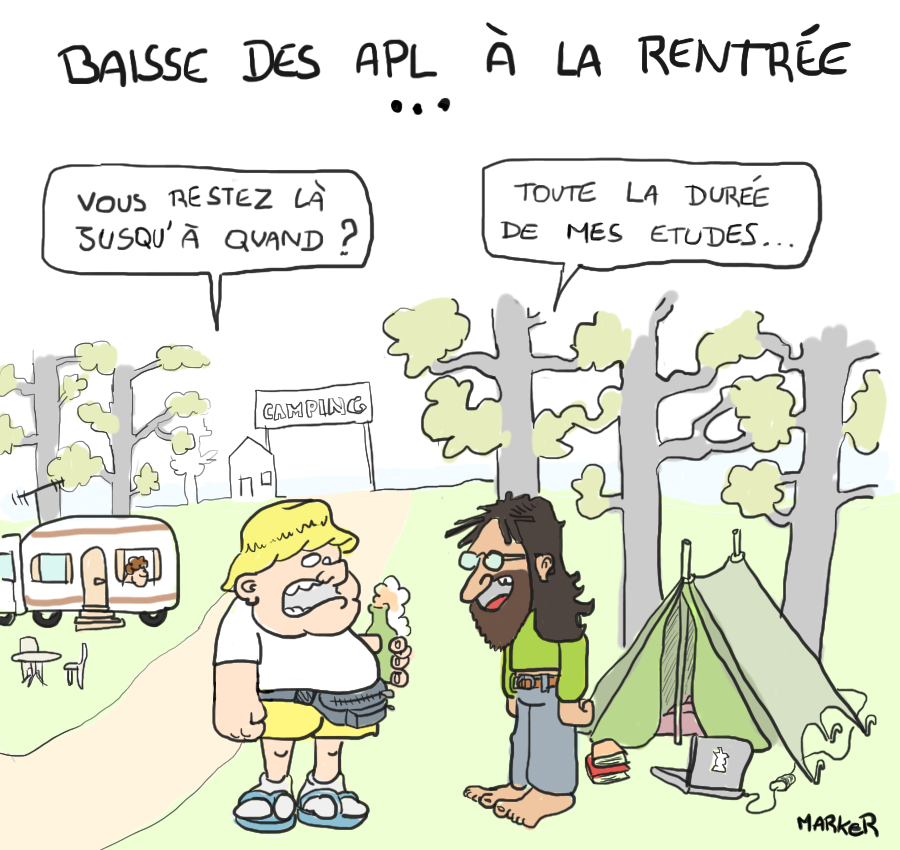 Baisse des APL