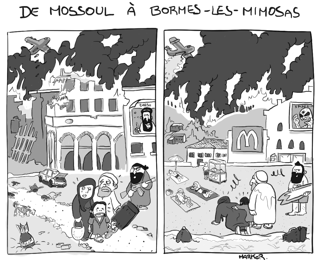 De Mossoul à Bormes-Les-Mimosas