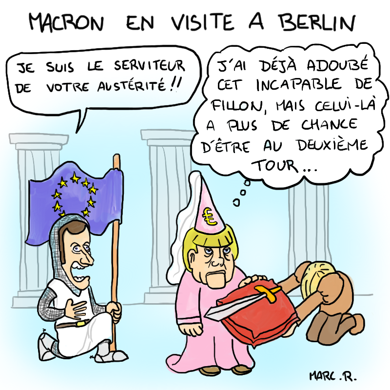 Macron a Berlin