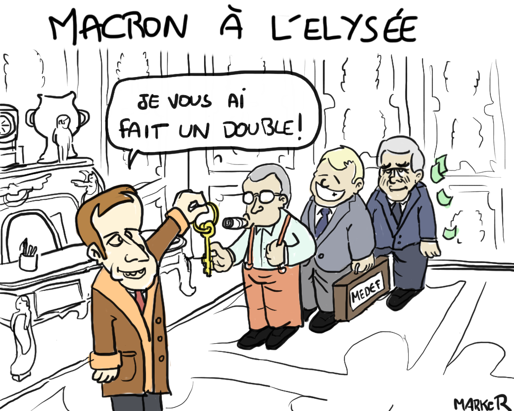 Macron à l'Elysée