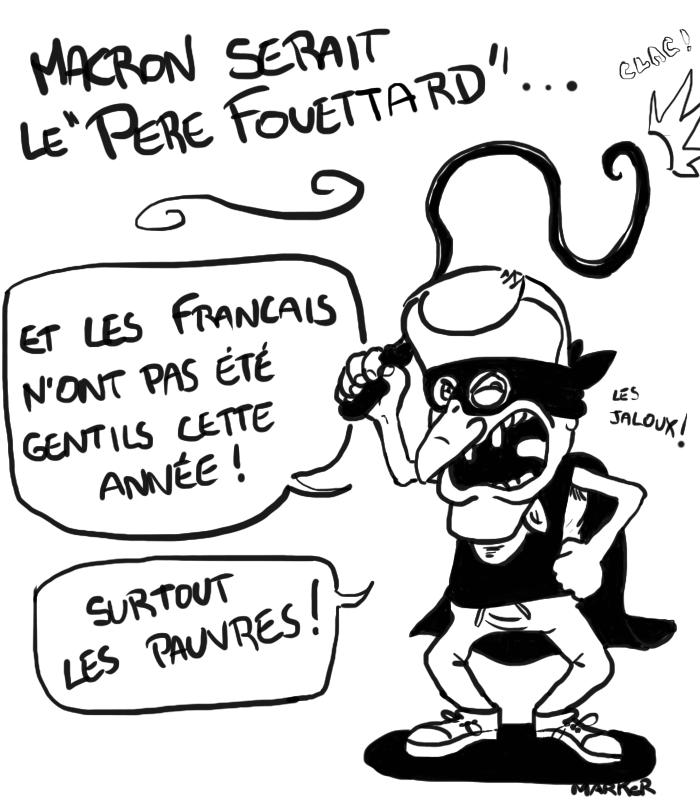 Macron serait le PÃ¨re Fouettard