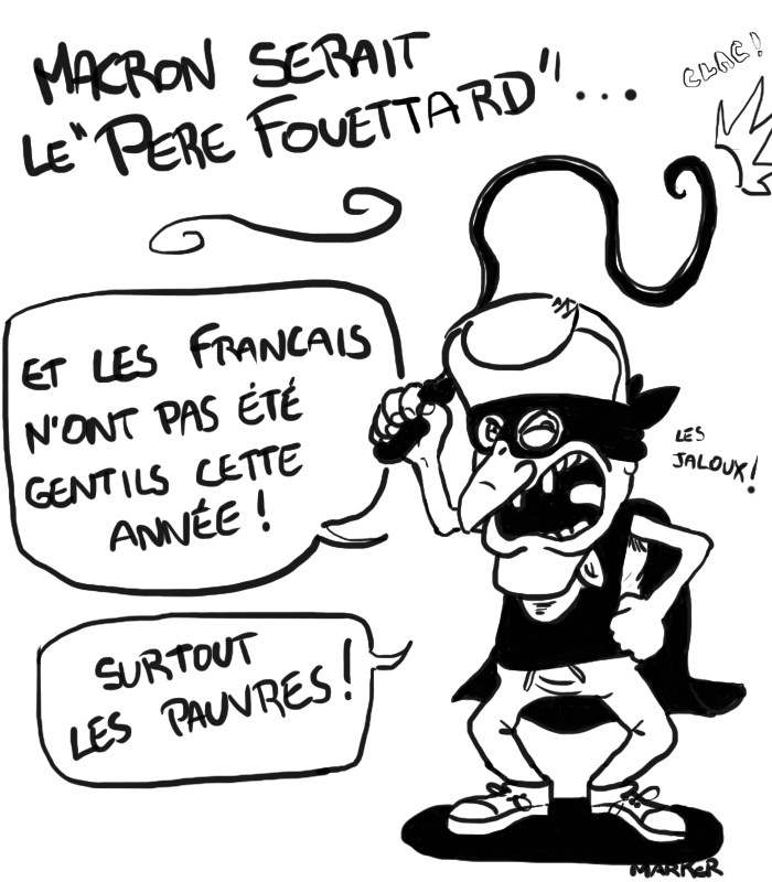 Macron serait le Père Fouettard