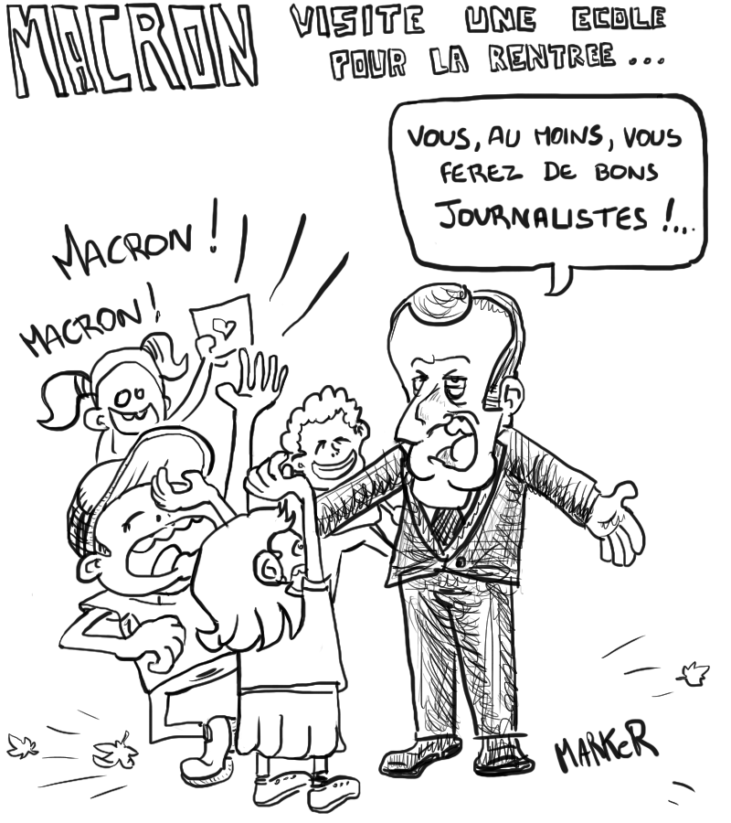 Macron Ã  l'Ã©cole