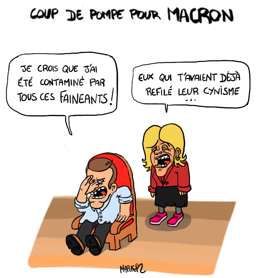 Macron fait un burn-out