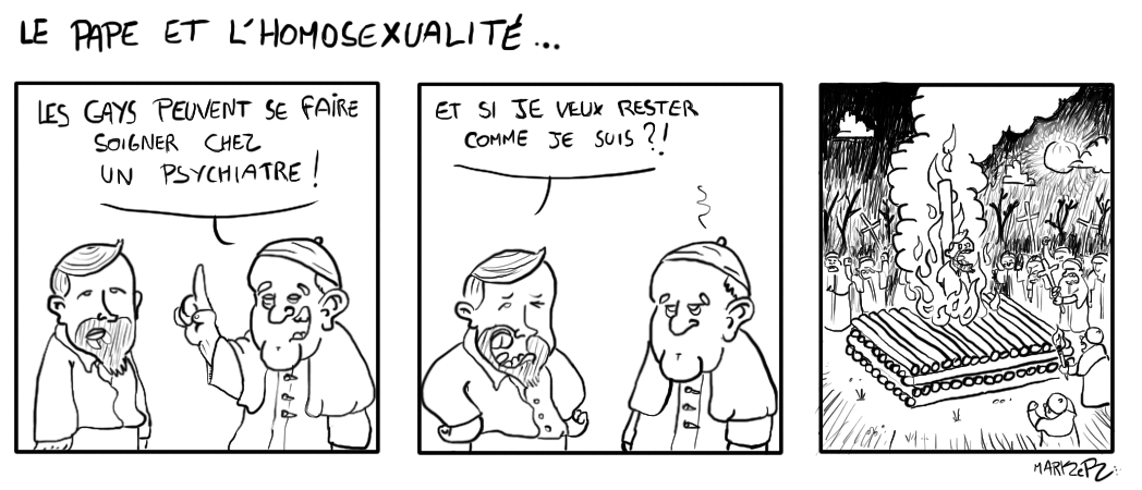 Le pape et l'homosexualité