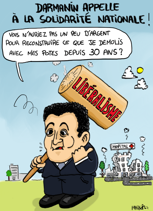 Darmanin, jeu de vilain