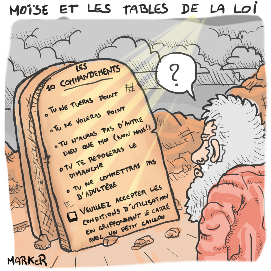 Moïse et les tablers de la loi