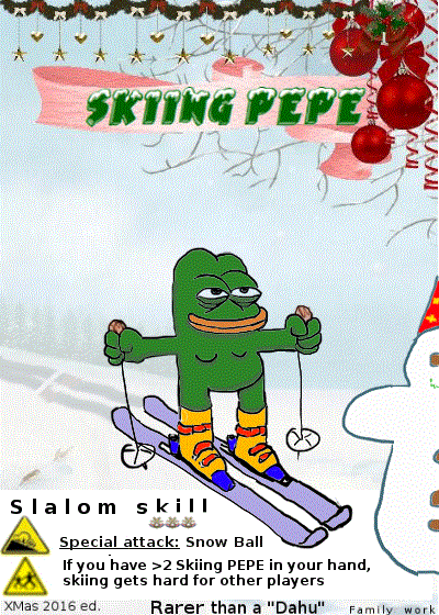 Skiing Pepe